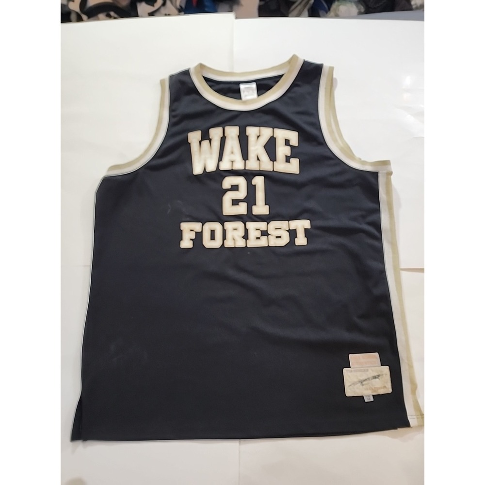 Vintage Tim Duncan Wake Forest Authentic Jersey Sz 4XL 58 True School‎ Authentic